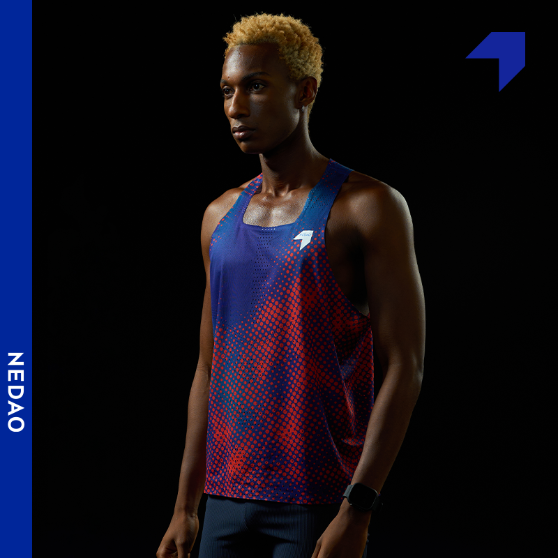 一片式排汗透氣馬拉松跑步背心