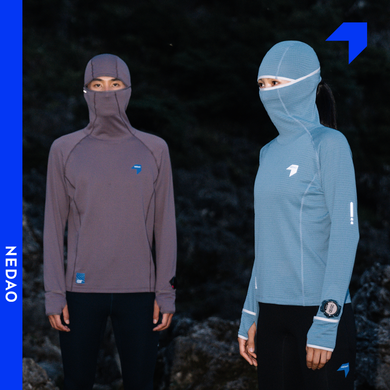 内道能量方格PRO带帽长袖