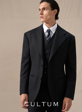 【Super110半麻衬】CULTUM男士西服套装正装商务休闲羊毛正装西装