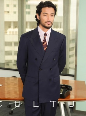 【70%澳毛 半麻衬】CULTUM西服套装男士高级感新郎结婚正装西装