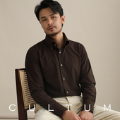 衬衫 弹力纽扣领长复古休闲商务休闲男士 免烫易打理 CULTUM意式