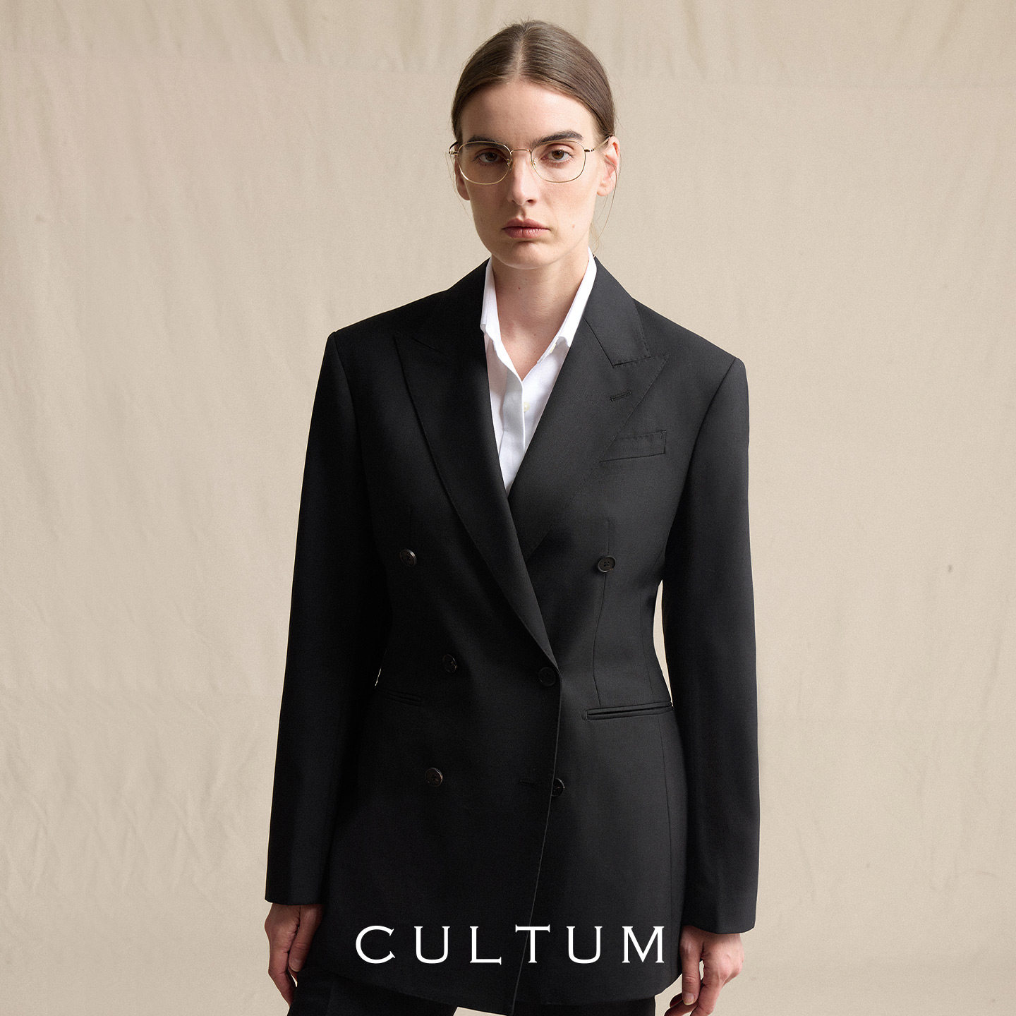 【可机洗羊毛】CULTUM西装女正装高智感商务通勤抗皱西服套装秋冬