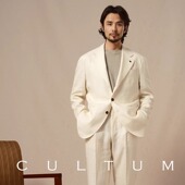 西服套装 男春夏休闲商务 意式 那不勒斯薄款 法国重麻 CULTUM经典