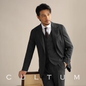 男士 商务新郎结婚款 那不勒斯西装 套装 高支双股羊毛 CULTUM意式