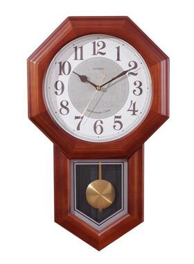 挂中式八复古卦钟老式整点报时钟摆表家用欧式钟客厅石ODB英钟