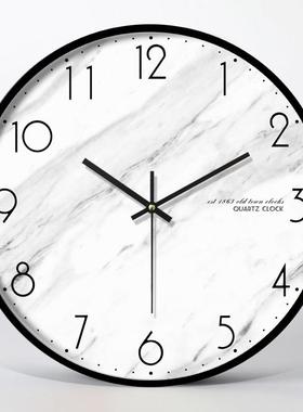 北欧钟挂钟客厅个性创意时尚用现代简ERW5478约时钟室静音家卧欧