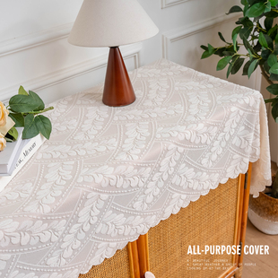 美式桌布唯美镂空桌旗复古装饰布森系电视柜茶几鞋柜防尘拍摄道具