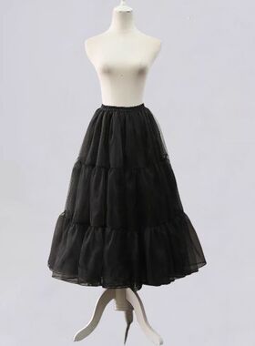 日常裙撑lolita长款80cm