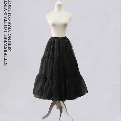 日常裙撑lolita长款80cm