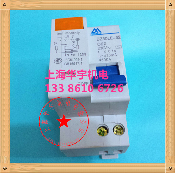 DZ30LE 2P 32A 16A25A10A 20A小型漏电断路器双路线DPNL保护开关