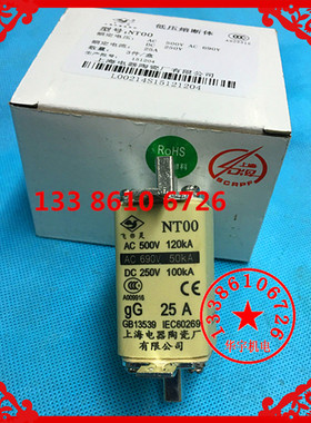 正品飞灵牌 NT00 熔断器 熔芯 NTOO 690V gG 25A RT16-00 R031