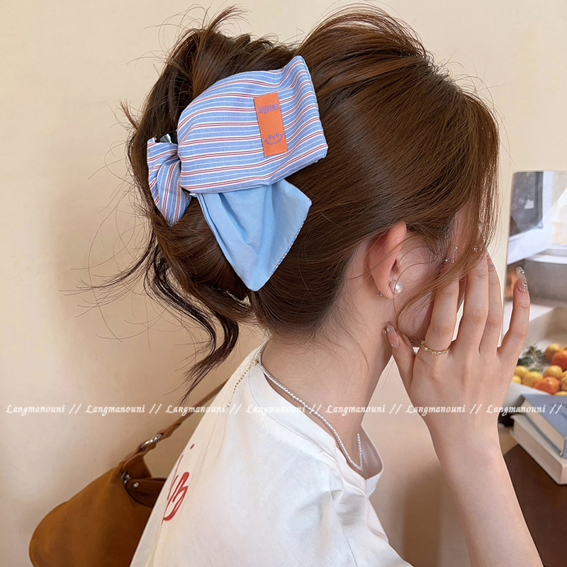 太太太韓了！鹽系布藝三角抓夾