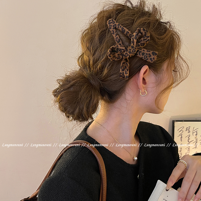 美豹了！【超绝秋冬氛围感发夹】