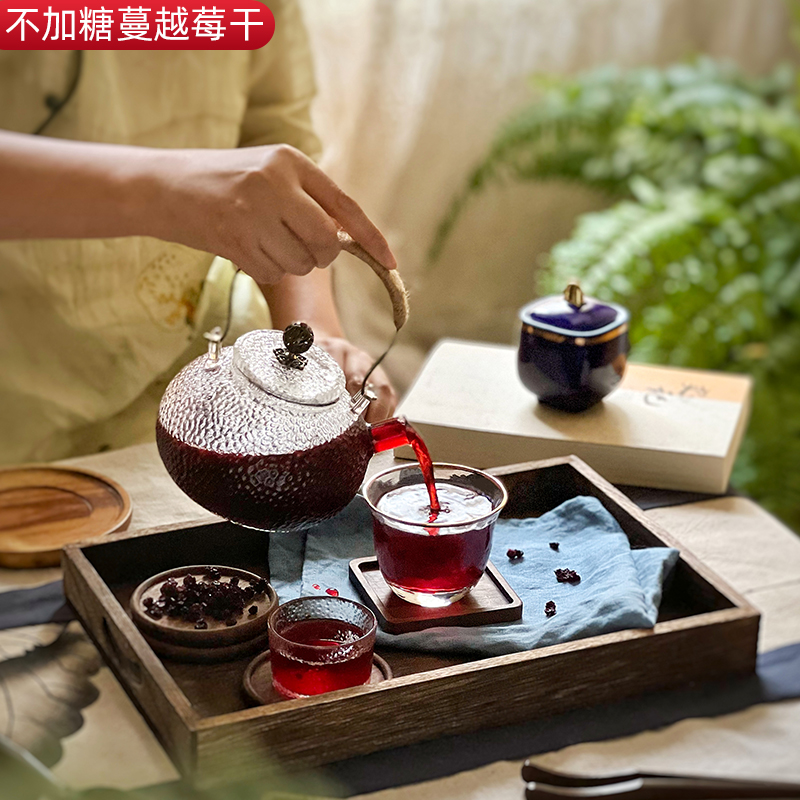 原味不加糖野生蔓越莓果干无蔗糖零添加剂长白山特产泡茶泡酒孕妇