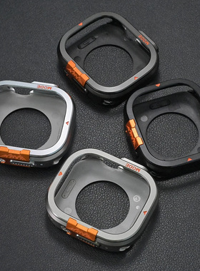适用Apple WatchS11代高山金属表壳苹果Ultra3手表半包镂空保护壳