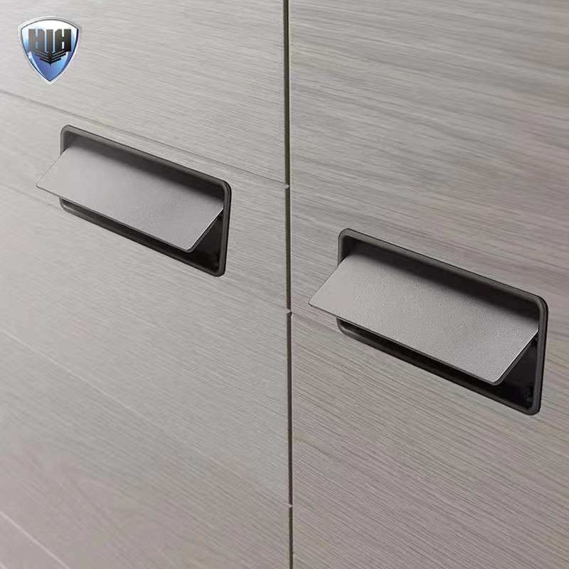 内嵌拉手移门推拉门隐形铝合金把手简约暗扣开槽衣柜抽屉橱柜拉手