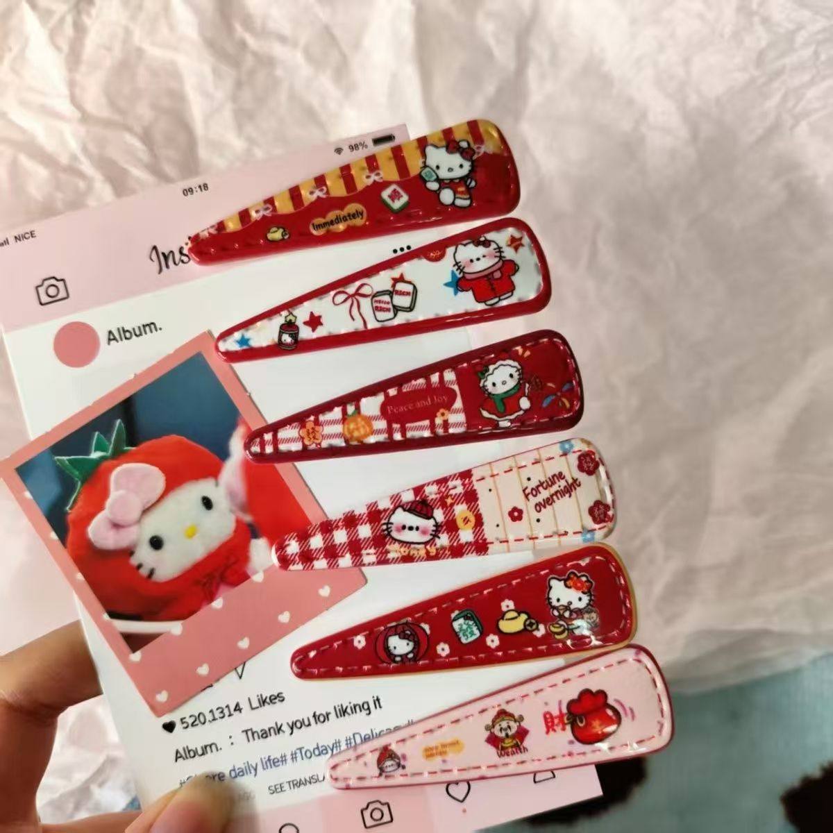 春节发财麻将kt可爱发夹少女鸭嘴夹子刘海碎发侧边夹发卡一字夹,饰品/流行首饰/时尚饰品新,发饰,淘宝优惠券,粉丝福利购,淘宝优惠卷