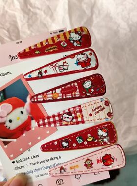 维宗春节发财麻将KT鸭嘴发夹