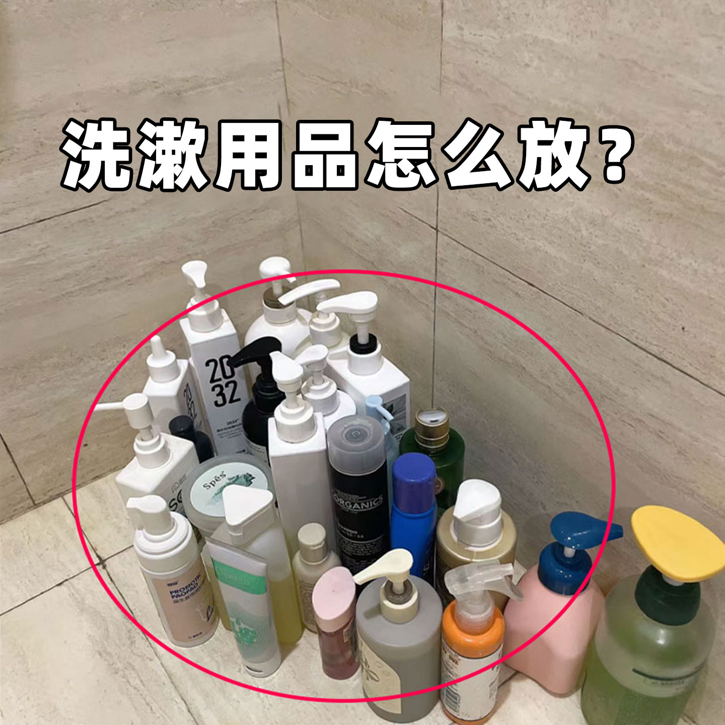 卫生间置物架浴室架子免打孔壁挂厕所洗漱台洗澡三角收纳架备菜盘