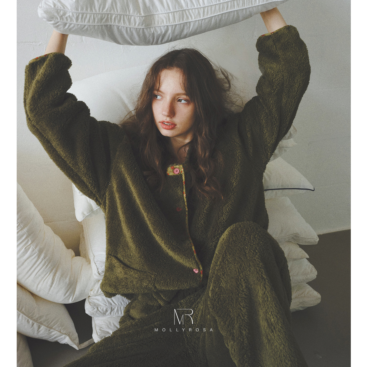 MollyRosa珊瑚绒加厚保暖睡衣