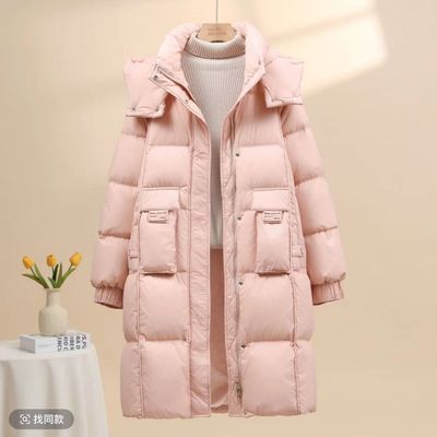 90白鸭绒羽绒服女2025冬季新款