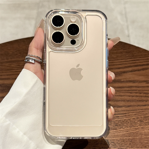 适用于苹果17promax手机壳透明iphone16新款15pro高级感保护套14pro全包防摔13男女12简约11超薄16plus硅胶套