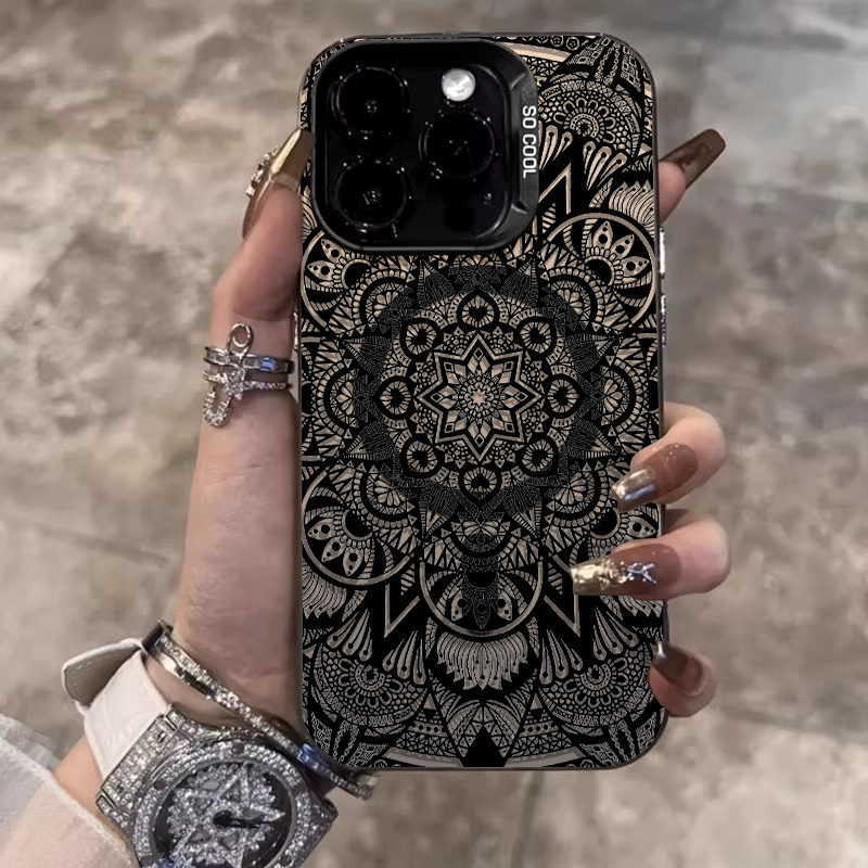 适用荣耀magic6pro手机壳新款暗黑图腾高级感全包防摔荣耀magic7保护套个性创意磁吸壳女款镭射磨砂7pr外壳