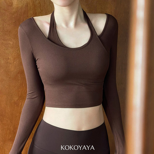 kokoyaya长袖紧身健身衣女