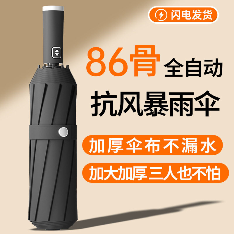 德国精工全自动雨伞男女晴雨两用伞防晒防紫外线遮阳伞大号加固
