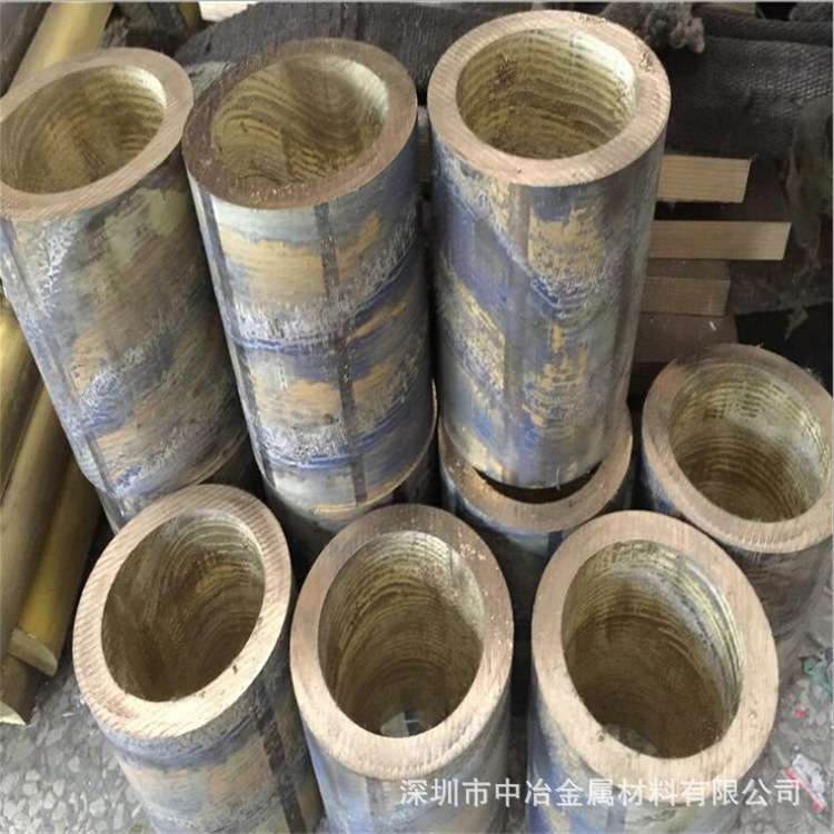 现货供应QSn4-3高耐磨锡青铜管240*100mm离心铸造锡青铜套可定尺