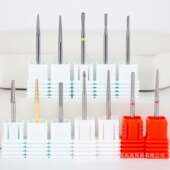 钨钢美甲打磨头前置处理美甲磨头开口袋磨死皮打甲片台阶打磨头