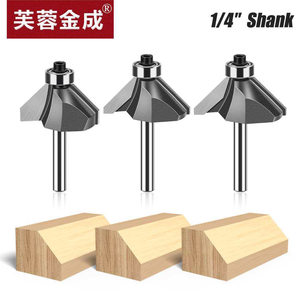 45度斜角刀木工铣刀修边机雕刻刀头45度倒角刀45°斜角刀,五金/工具,扩孔钻,淘宝优惠券,粉丝福利购,淘宝优惠卷