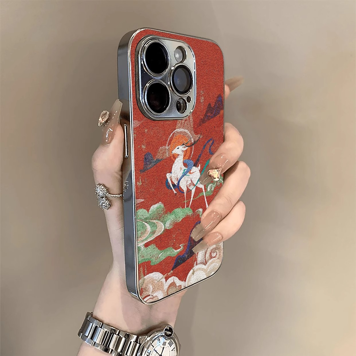 适用华为mate硅胶敦煌九色鹿