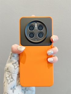 大视窗适用华为mate60pro手机壳新款 网红男m40por硅胶 简约mate50全包防摔女mate40pro高级感肤感磨砂mt30个性