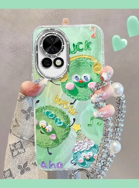 油画煤球适用华为Nova13Pro手机壳12Ultra活力版11SE保护套10闪粉9镜头8羽纱7硅胶超薄5G全包4G防摔Pro新款女