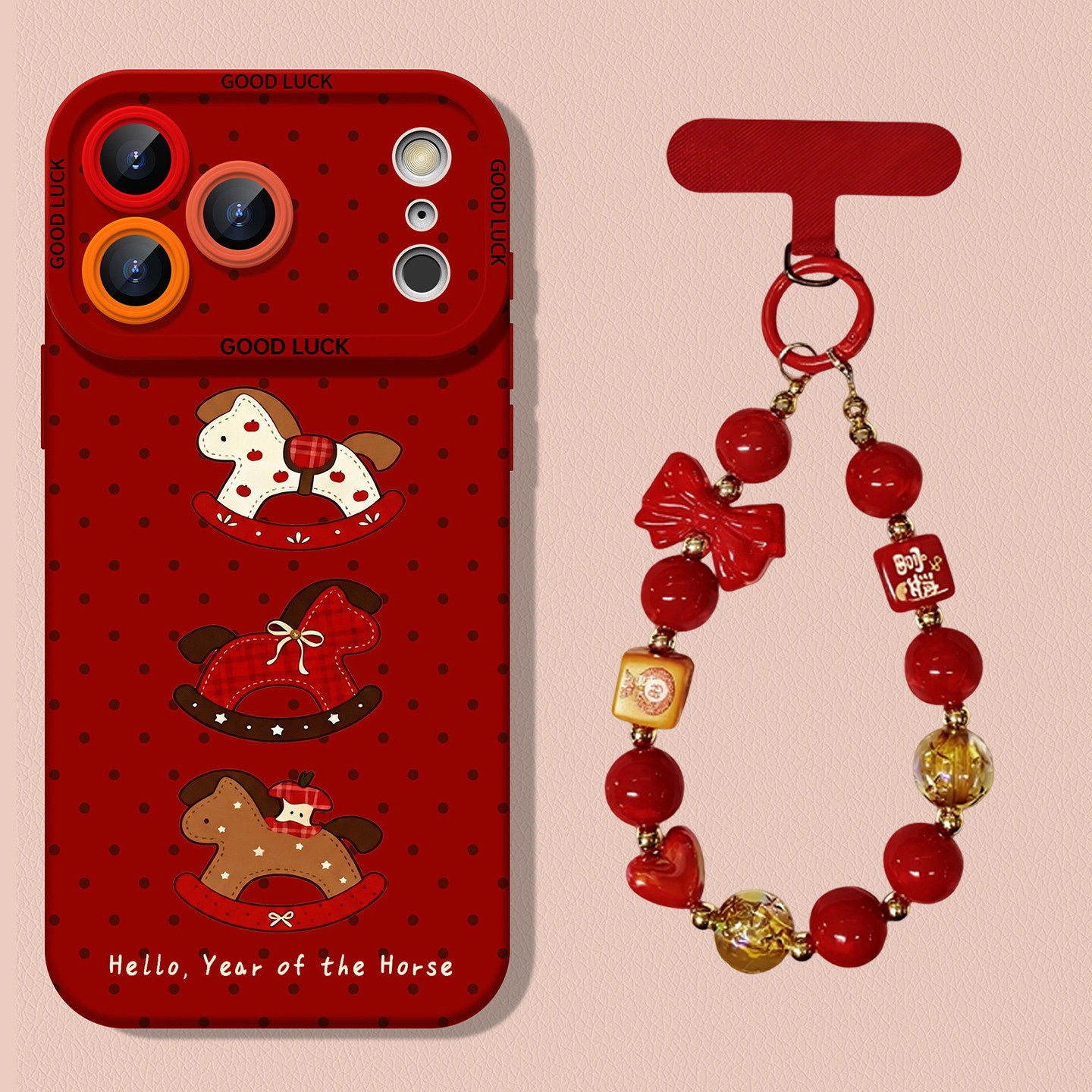 2026新年马年适用苹果17promax手机壳新款16pro简约小马15本命年11红色13高级感12过年iPhone17pro硅胶14女套,3C数码配件,手机保护套/壳,淘宝优惠券,粉丝福利购,淘宝优惠卷