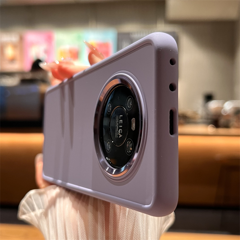 适用华为mate50pro硅胶金属镜头