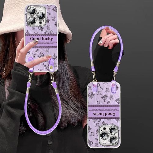 适用苹果硅胶简约碎花