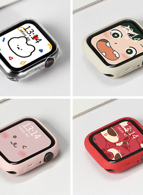 适用于iwatchs11表壳苹果iwatchs10手表applewatchse保护套se套watchs7保护壳硅胶框applewatch手表壳s9s8s7