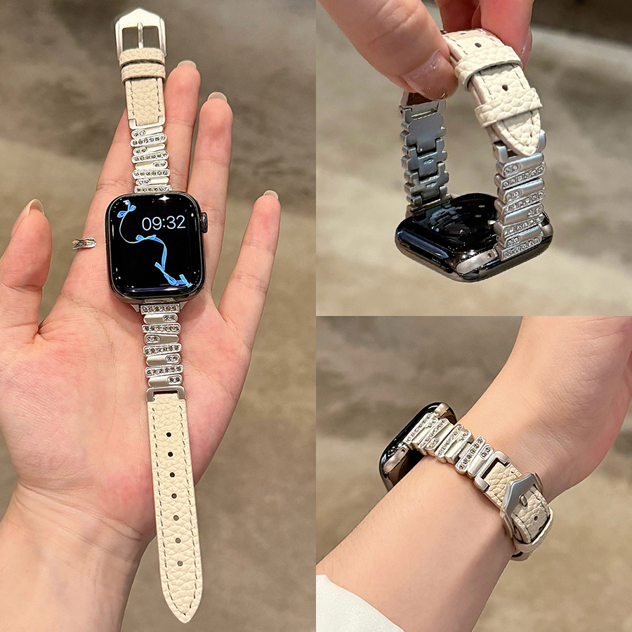 学长家新款不规则荔枝纹表带创意