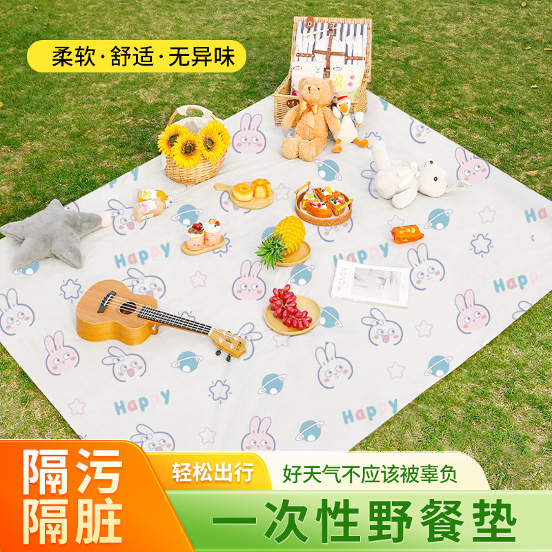一次性野餐墊加厚防潮戶外隔臟