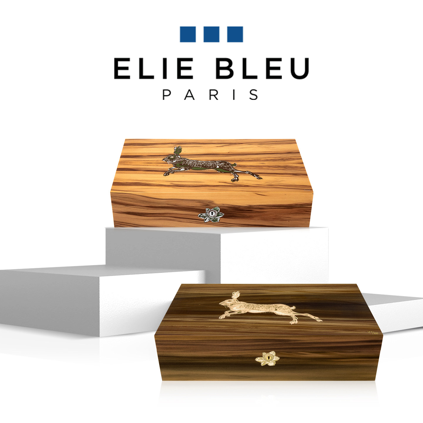 ELIE BLEU生肖兔年雪茄保湿盒高级古巴男士专用烟盒大容量限量款