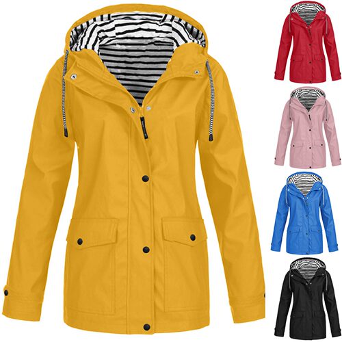 Solid casual assault jacket for women纯色休闲冲锋衣外套女士