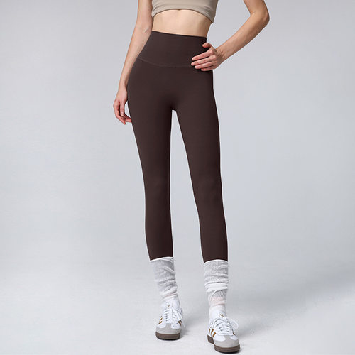 Elastic solid color fitness pants 高腰弹力纯色运动健身裤女