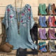 top Printed 印花圆领休闲宽松上衣女 casual loose round neck