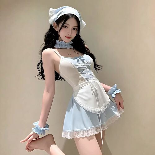 女仆装日常穿搭纯欲辣妹连衣裙