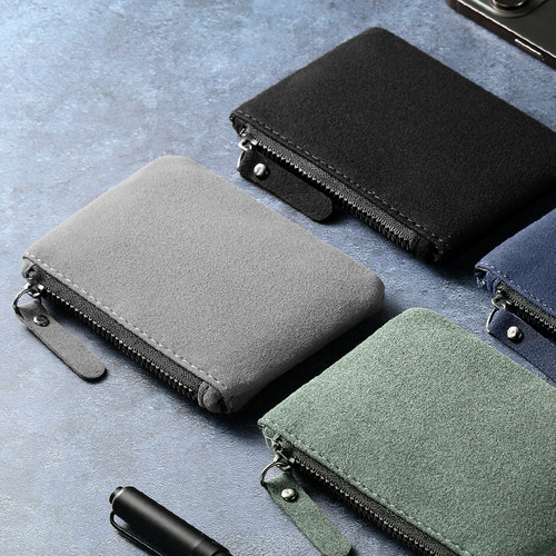 零钱包男真皮质感钱袋收纳包薄款钥匙套零钱卡包小钱包迷你小手包