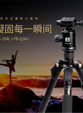 沣标254L-Q36J 234铝合金三脚架套装 单反相机90D R7 R10 6D 5D4专业摄影支架便携脚架摄像机微单R5 R6三角架