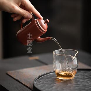 壶陶粉引瓷茶壶中式仿古家用泡茶98888小号单壶防烫手抓手壶执壶