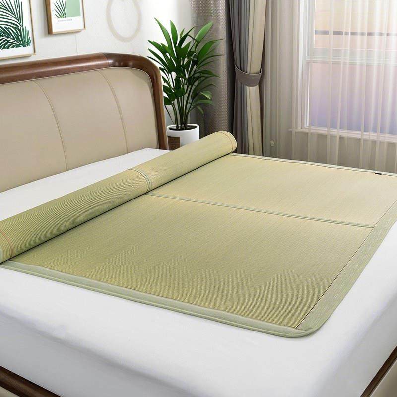 竹席新款蔺席季冰丝夏儿童折叠学宿舍加TKF厚家用婴儿生纯天草然,床上用品,竹席,淘宝优惠券,粉丝福利购,淘宝优惠卷